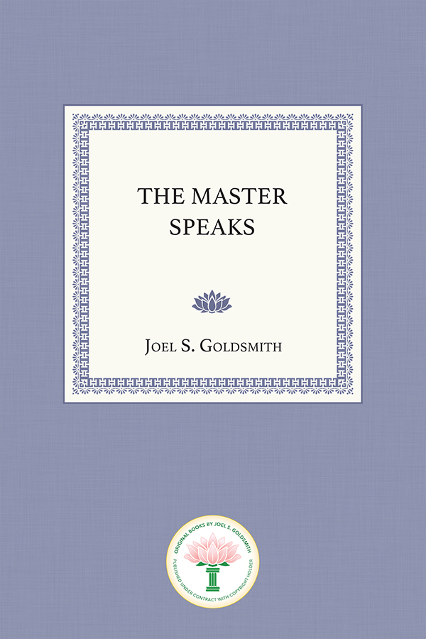 The Master Speaks