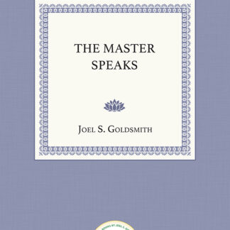 The Master Speaks